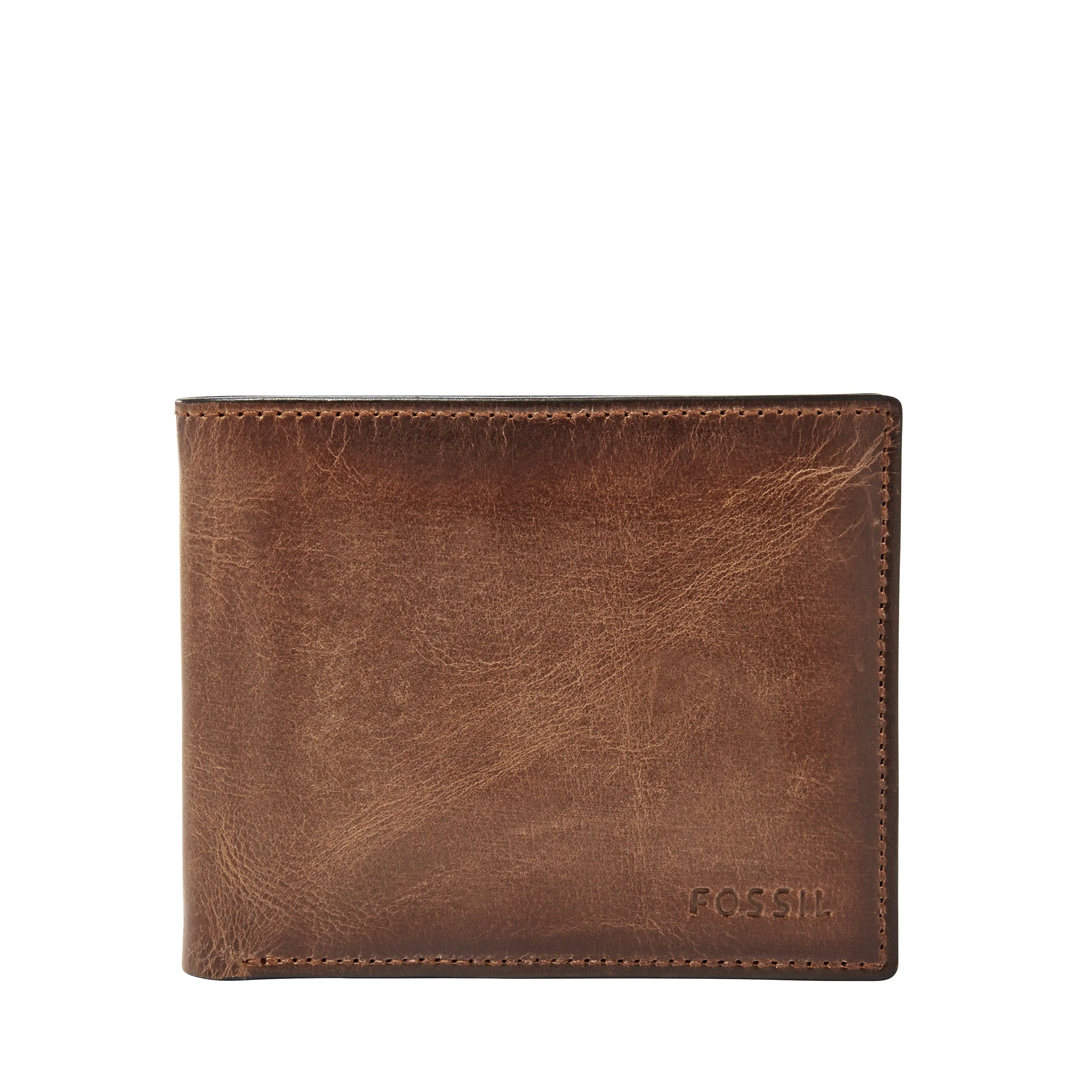 Fossil Men's Derrick RFID Leather Passcase Wallet