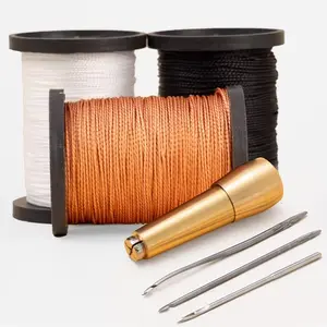 Leather Repair Cone Tool, Shoe Repair Needle Punch, Hole Puncher, Strengthen Nylon Thread, Durable Leather Patching Kit, Sewing Supplies Crafts