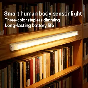 No Wiring Needed Under Cabinet Lights 6 Pack, Motion Sensor Turns On Instantly, 11.8in Rechargeable Magnetic Stick On Lights,White Color Temps Dimmable, Perfect Under Counter Lighting for Kitchen, Stairs, Closet, Night Use