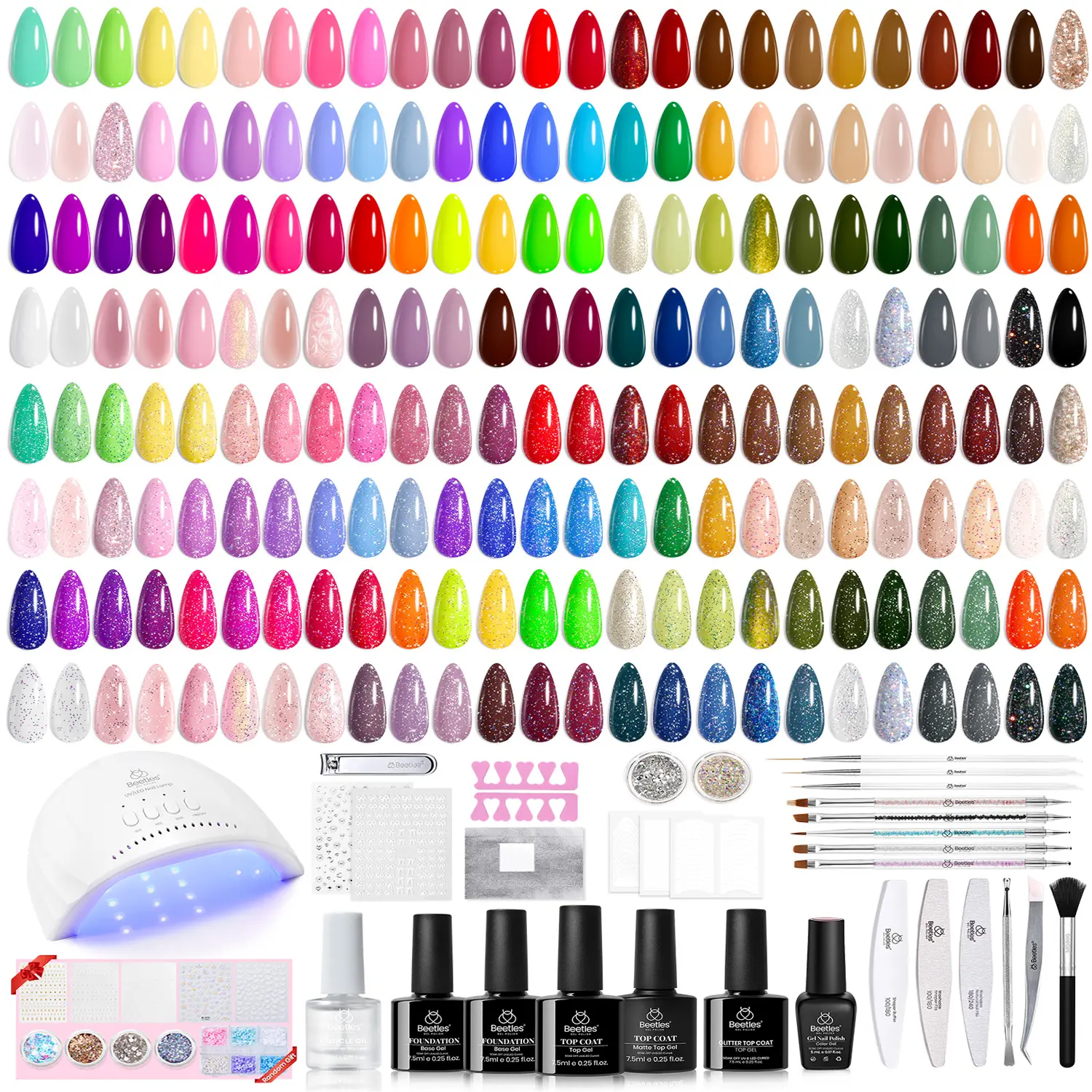 100 Colors Gel Nail Polish  All-In-One Kit A
