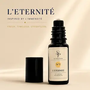 SVP #7 L’Eternité Roll-On Cologne Oil - Fresh Citrus Warm Spice Fragrance, Alcohol Free, 10 mL