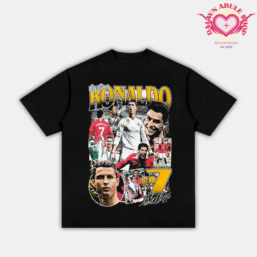 Adult and Youth Cristiano Ronaldo 7 Graphic T-Shirt, summer tee, vintage y2k, graphic tees, mens clothing, youth boys clothing, kids clothing, streetwear, gift for fan