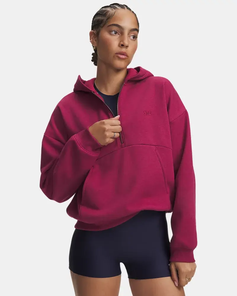 Under Armour Icon Fleece: Reinvented Women's ½ Zip Hoodie