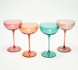 Jessie James Decker 4 Piece Coupe Glass Drinkware Set