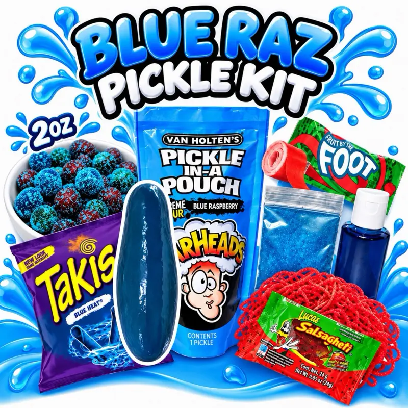 VH BLUE RAZZ PICKLE KIT 2oz GUSHERS