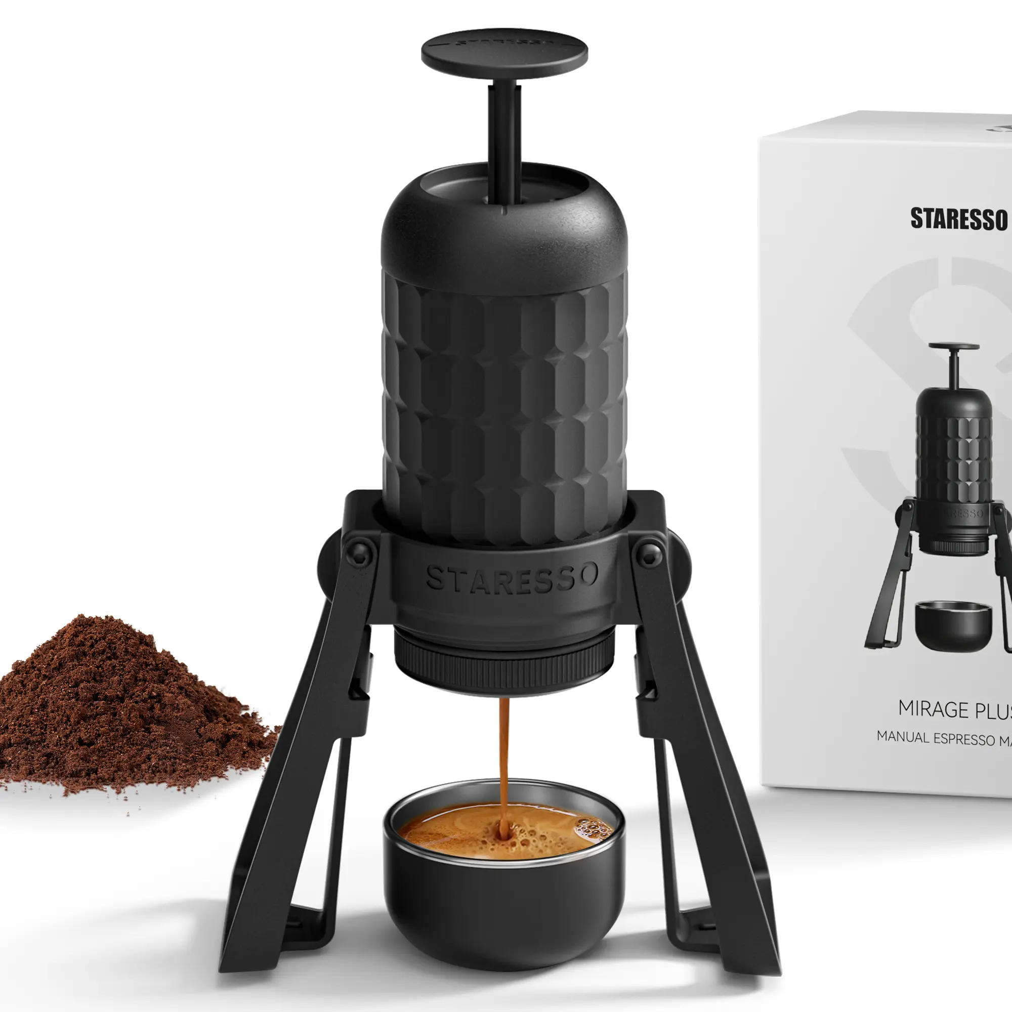 STARESSO SP300 PLUS Manual Espresso Maker, Portable Coffee Machine DIY Coffee