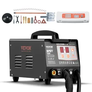 【Summervibes】VEVOR Spot Welder Dent Puller, 3KW Stud Welder Dent Repair Kit with 2 Welding Guns, Auto/Manual Welding & 7 Modes, 110V Auto Body Spot Welding Dent Repair Machine for Car, Truck Dent Repair