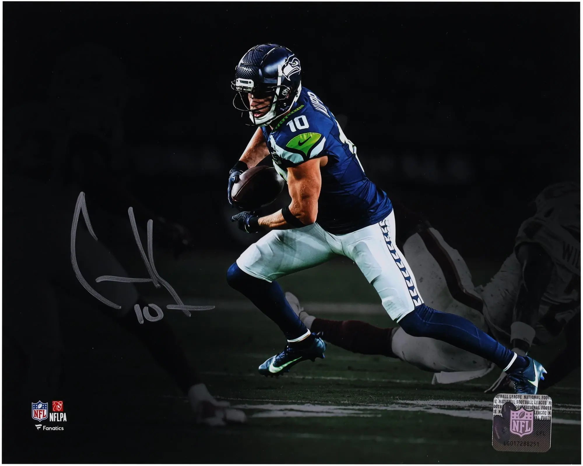Cooper Kupp Seattle Seahawks Autographed "8 x 10" Running With Football Spotlight Photograph - Fanatics Authentic Certified