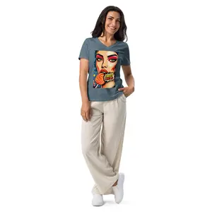 Sweet I like itWomen’s relaxed v-neck t-shirt