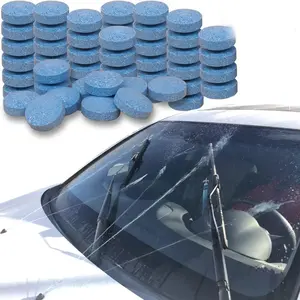 1 Set Car Windshield Cleaning Tablets, Car Wiper Concentrate, Car Window Glass Stain Removal Cleaning Tablets, Car Items, Car Detailing Products, Car Cleaning Kit, Car Cleaning Kit