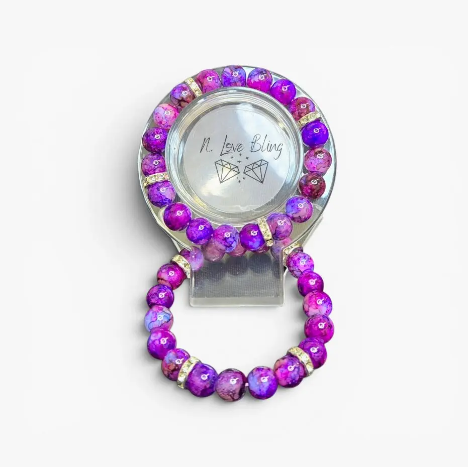 Luxury Arm Candy Bracelet & Bangle Set, Fashion Costume Jewelry Accessory