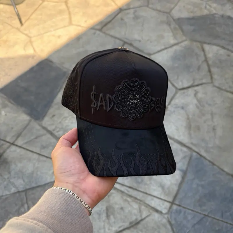 Sad Boyz Flor Color Black - SnapBack Hat Premium Materials