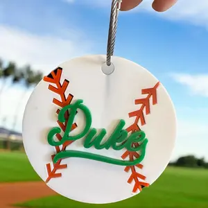 Custom Baseball Bag Tag for Players - Personalized Name Baseball Keychain - Baseball Team Gift - Ball Bag Tag - Bag Tag - Name keychain