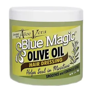 Blue Magic Olive Oil Hair Dressing 12 Oz Haircare