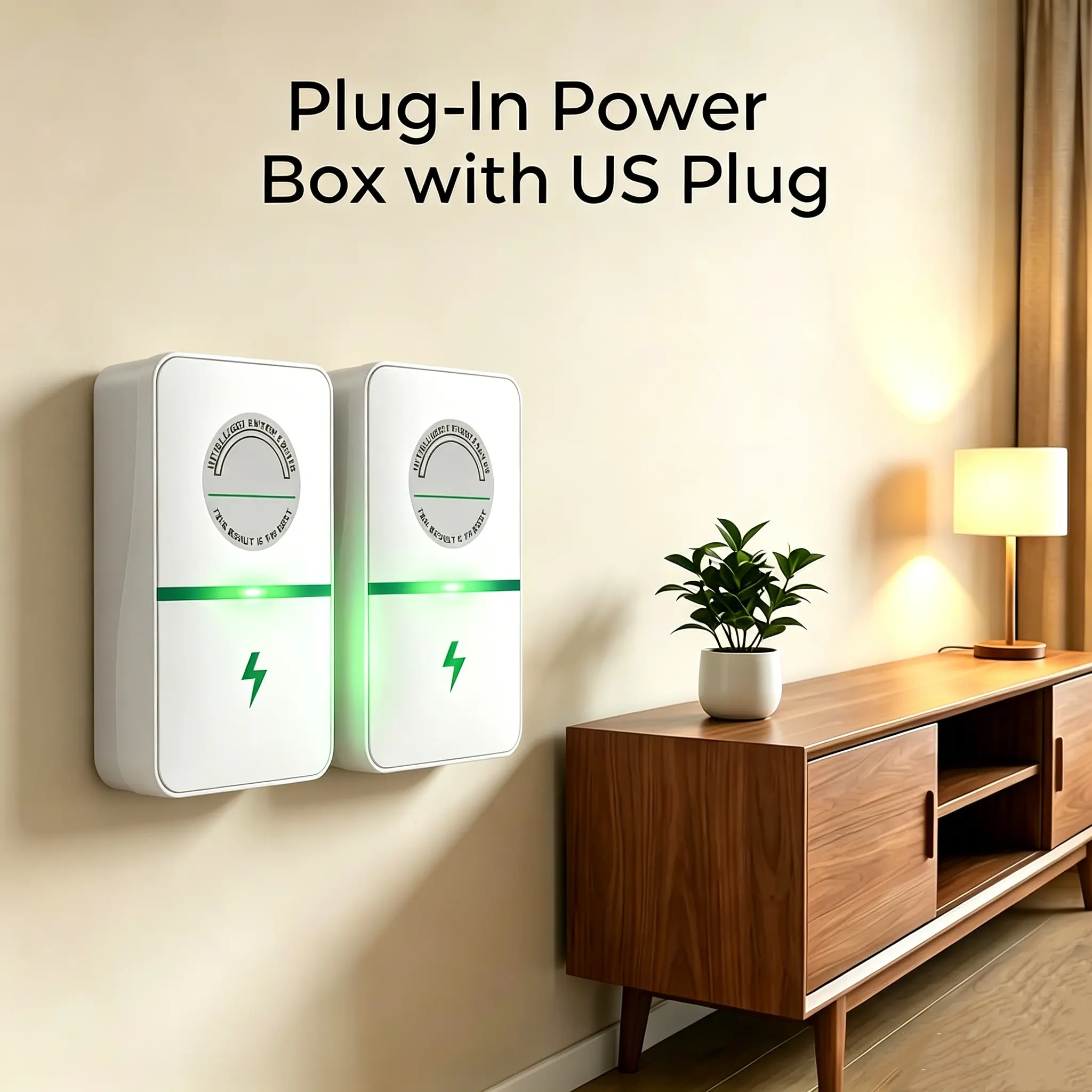 2Pcs 90V-250V US Plug Electricity Saving Box, Energy Power Savings Device to Reduce Electric Bill -  Power Energy Electricity Factor Saver Smart Intelligent Plug in Home Office Voltage Outlet,summerwins Socket Wireless