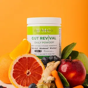 Gut Revival Daily Powder Supplement for Microbiome Healing & Immune Resilience with L-Glutamine & Probiotics 30 Servings for Optimum Gut Health