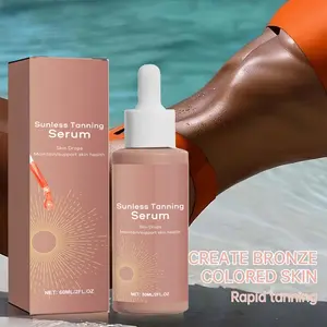Sunless Tanning Drinkable Drops for Face & Body Melanin Boosting Natural Glow UV-Free No Sun Damage Moisturizer Daily Skincare Tanning Water Drops Moisturizing Cosmetic body formula comfortable friend gift drop productos de TikTok shop