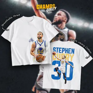 CHAMPS ONLY Chef Curry Signature Heavy Cotton Tshirt For Basketball Fans Menswear Outfit, Gameday Shirt, Direct To Garment Breathable Print