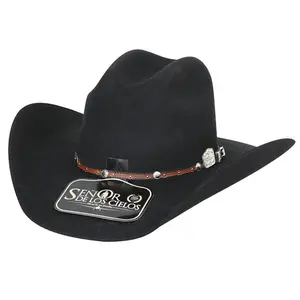 El Senor de los Cielos Felt Western Hat 50x Black 41675