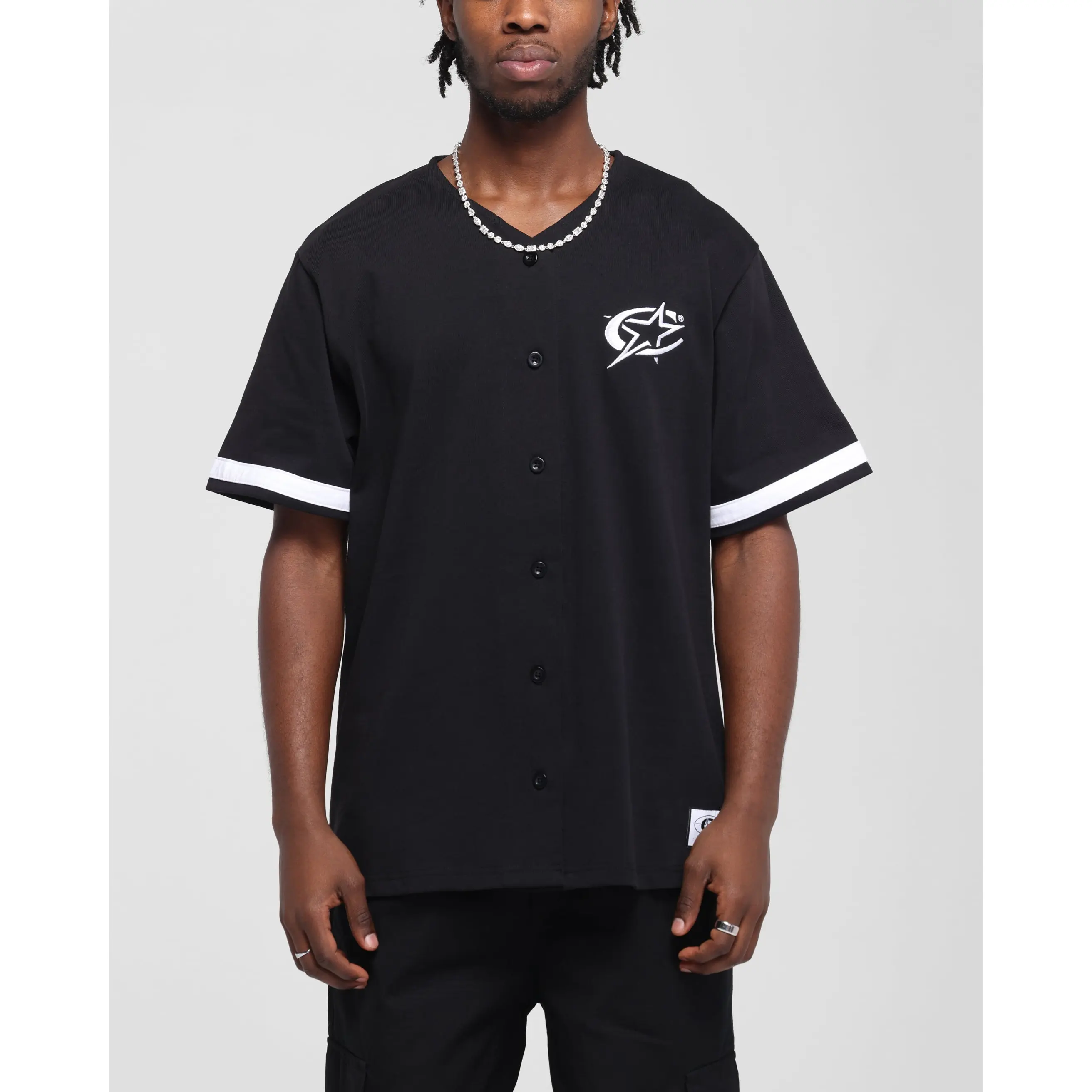 Carre C-Star Baseball Jersey Black