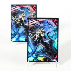 100PCS 63*90mm Laser Anime Card Sleeve Protector for YGO/Collection Card Trading Card Sleeves High Quality