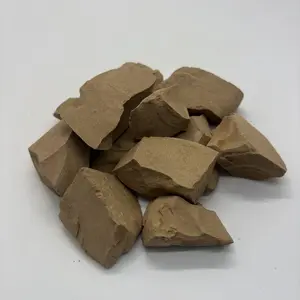 Edible Narat Brown Kaolin Clay, Pure Natural Raw Material, Zero Synthetic Additives, Hard Crunchy Texture, Slightly Sticky When Wet, 200g(7oz)