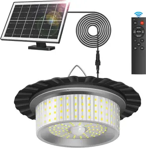 Light Up Your Entire Space Instantly – This 360° Solar Shed Light with 244 LEDs Activates on Motion to Illuminate Your Garage, Barn, or Gazebo with Smart Remote-Controlled Brightness