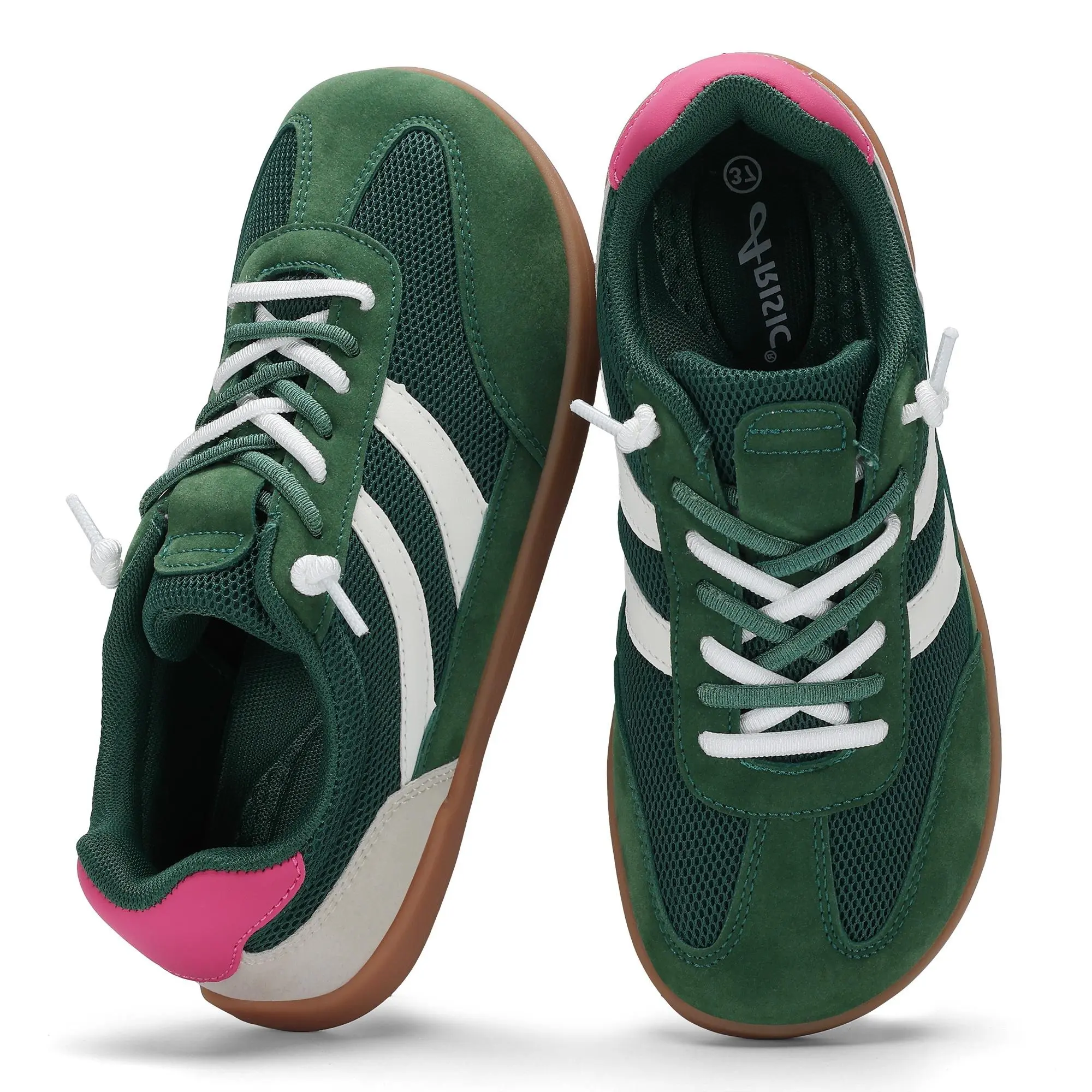 2026 NEW Men & Women Leather Barefoot Shoes,Genuine Leather Casual Sneakers for Women Memory Foam Insoles Lace Up Womens Shoes & Lightweight Women's Fashion Sneakers Non Slip Shoes for Women Footwear