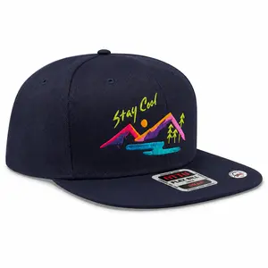Stay Cool 90s Snapback Hat – Retro Embroidered Cap, Vintage Streetwear Hat, Trendy Everyday Cap