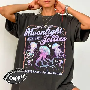 Comfort Colors Dance of the Moonlight Jellies Stardew Valley Comfort Colors Shirt, Pelican Town Shirt, Gamer Gift