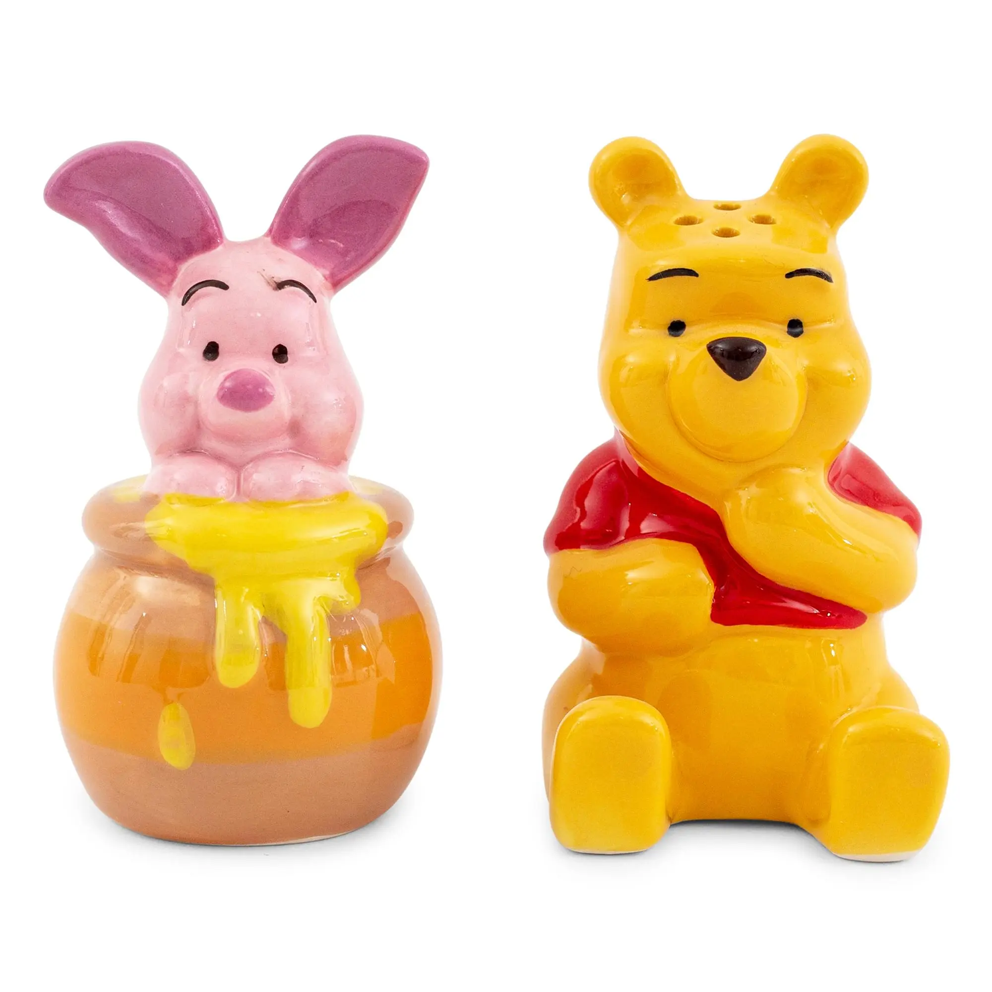 Disney Winnie The Pooh And Piglet Salt and Pepper Shakers | Set of 2