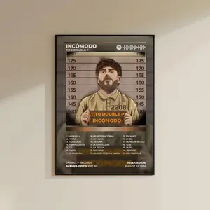 Tito Double P - Incomodo Album Cover Poster (Digital and Physical)