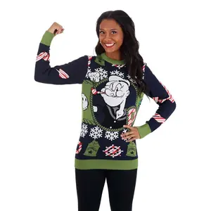 Adult Popeye Ugly Christmas Sweater