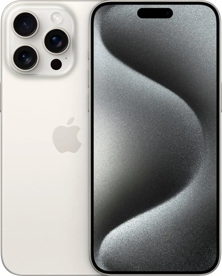 iPhone 15 Pro 1TB White Titanium Unlocked (Good Refurbished)