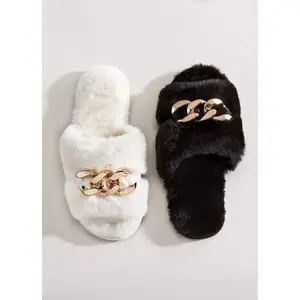 Plush Chain Slipper