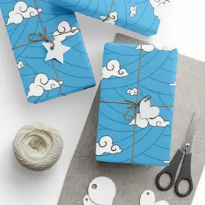 Cute Demon Slayer-Themed Gift Wrap Sheets, Kimetsu No Yaiba Anime Wrapping Paper for Otaku, Holiday & Birthday Presents for Kids and Anime Lovers