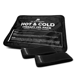PlayMakar Hot & Cold Therapy Gel Pack with Straps to Secure