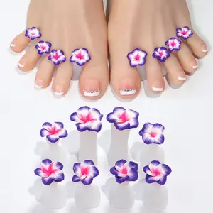New Silicone Flower Nail Art Toe Separator Tool, Cross-Border Export Latest Design, Single Item Pack, Beauty Tools