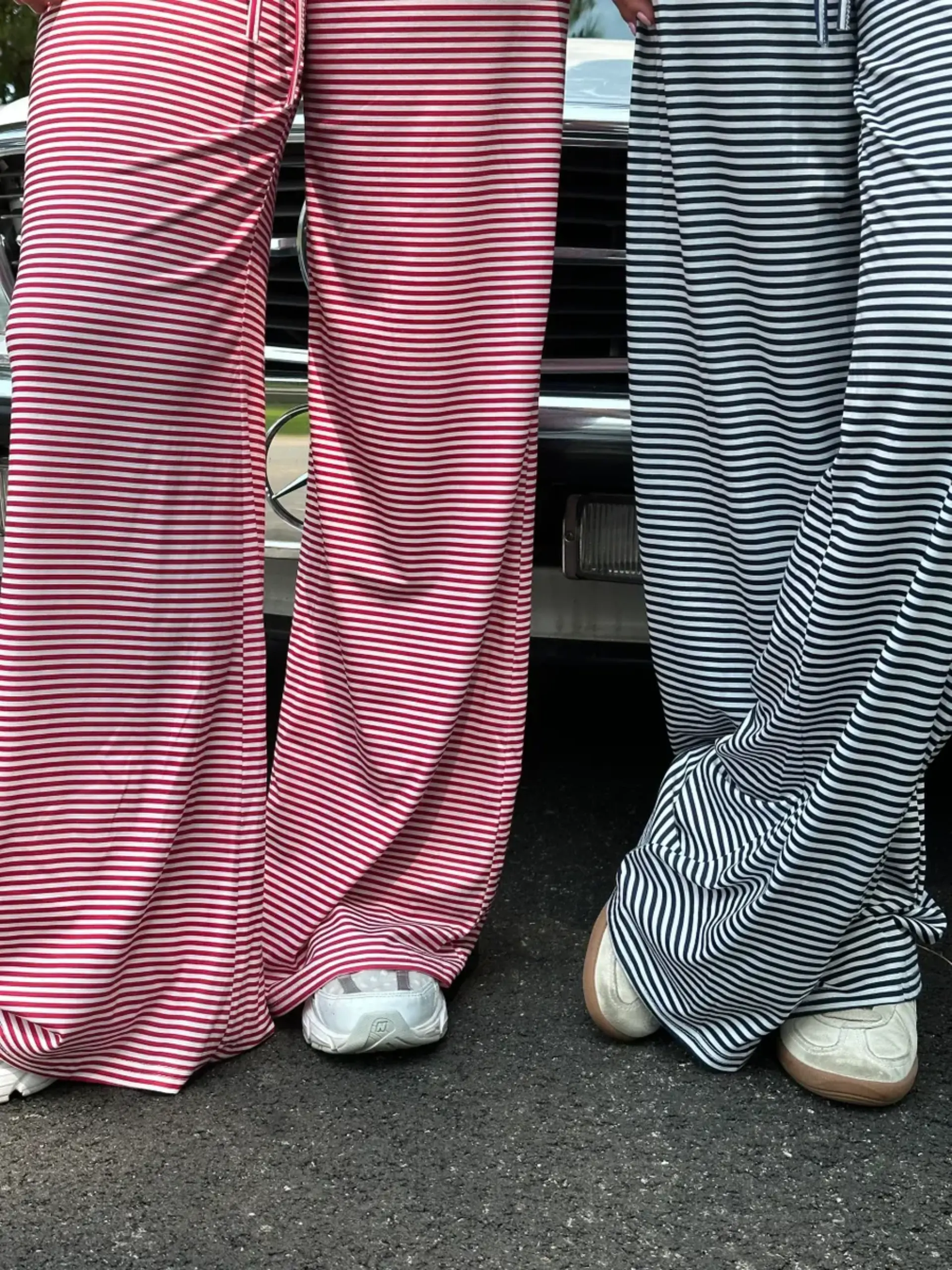 Striped Comfy Lounge Pants (RED)