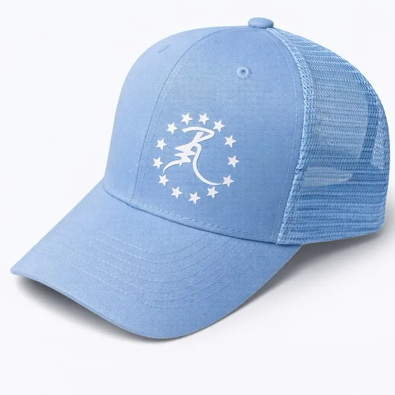 NC Blue with white R3 logo snapback NC Blue with white R3 logo snapback