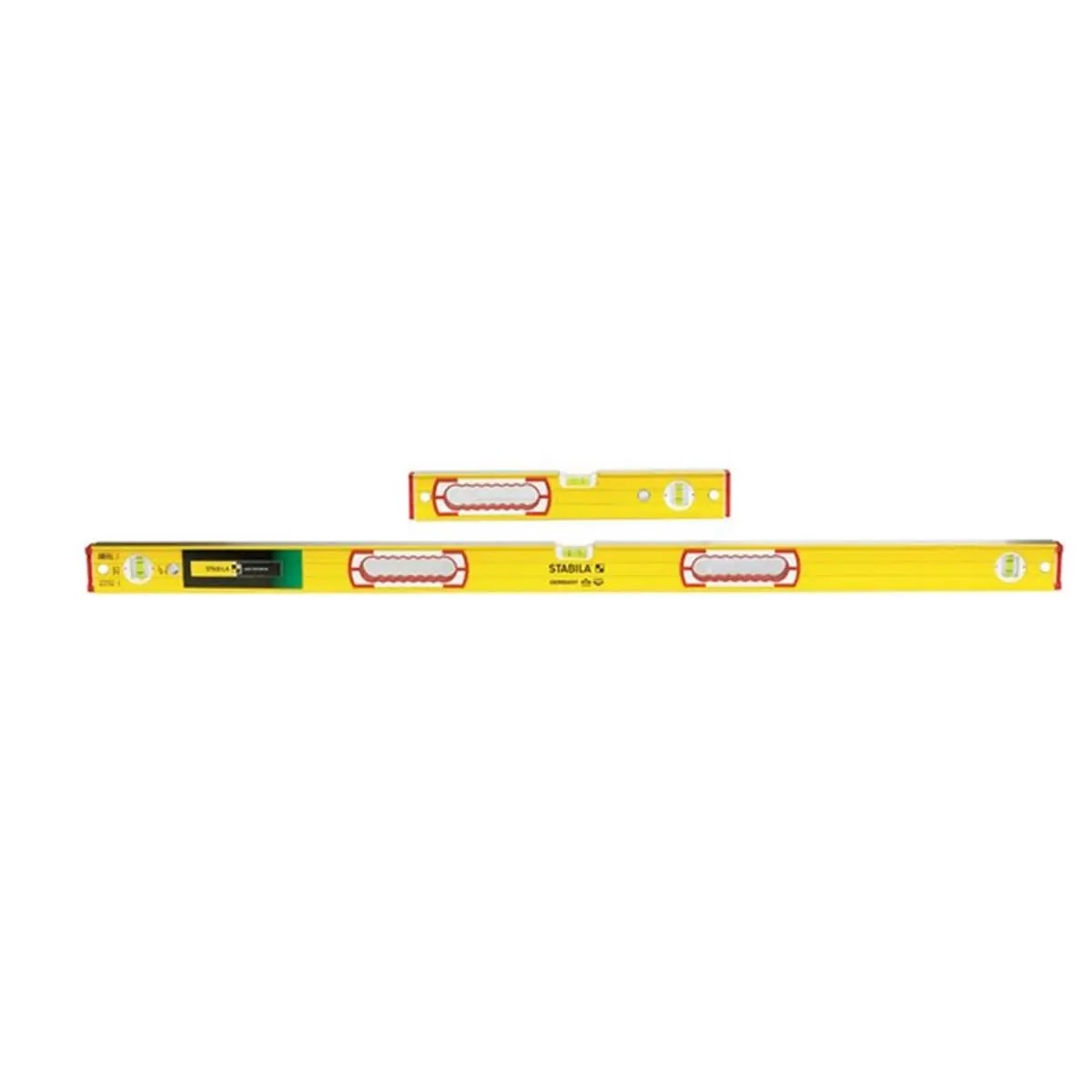 Stabila 37816 Industrial 48 In.. Beam Level Measuring Tool Set, High-Accuracy Leveling Tool for Construction, Flat Surfaces