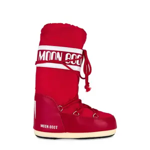 MOON BOOT Icon Nylon Boot in Red