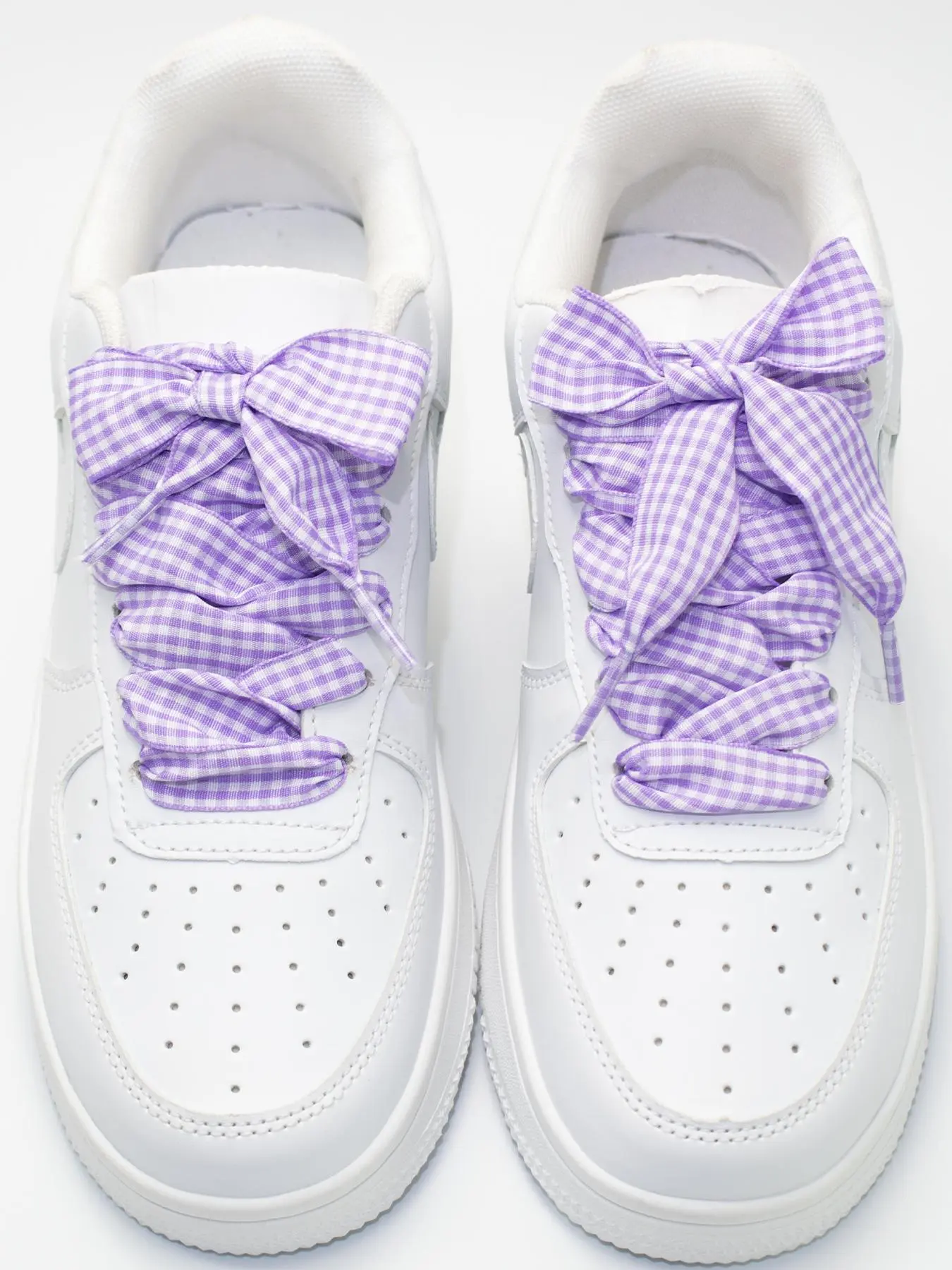Plaid Pattern Shoelaces, Shoe Strings for Sneakers, Laces for Sneakers, Casual Versatile Shoes Accessories for Women & Girls, Fashionable Shoes Accessories for Daily Use