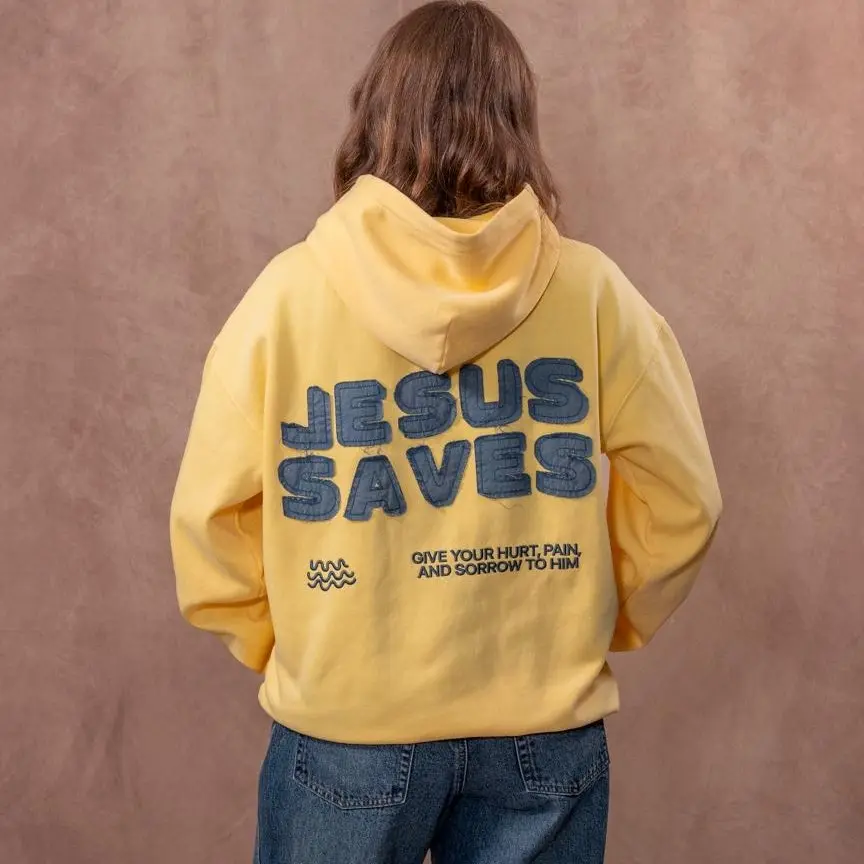 JESUS SAVES Heavy Hoodie