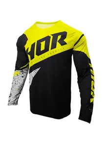 DONUTFOX 2026 mountain bike Sports Top long sleeved shirt, contrasting color design, racing riding suit, long sleeved dry motorcycle off-road T-shirt printed with MTB, men's riding suit; Men's fitness shirt, Sports Clothing