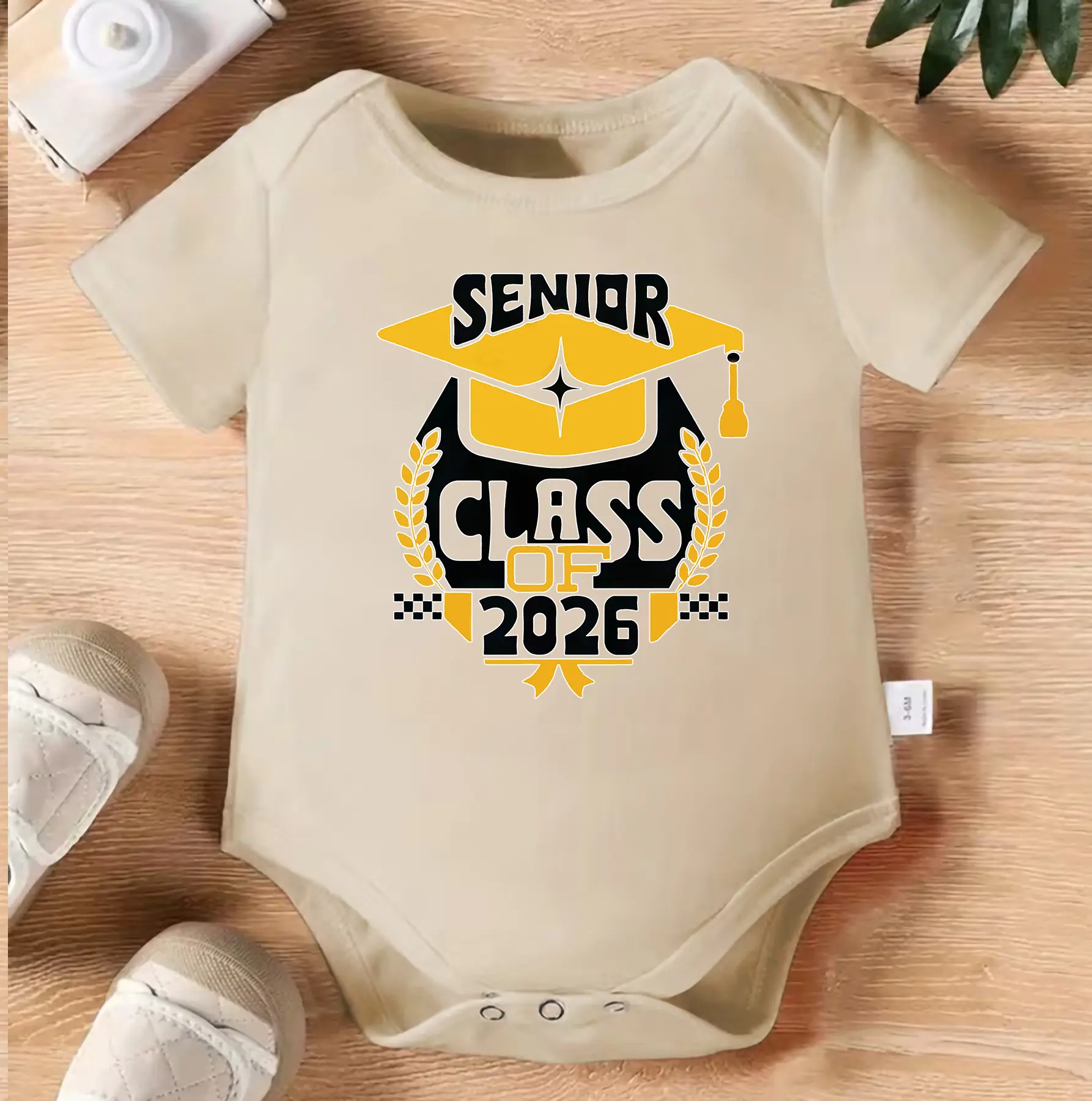 Senior Class of 2026 Baby Bodysuit, Graduation Announcement Onesie, Future Graduate Infant Romper, Funny Newborn Outfit, Baby Shower Gift
