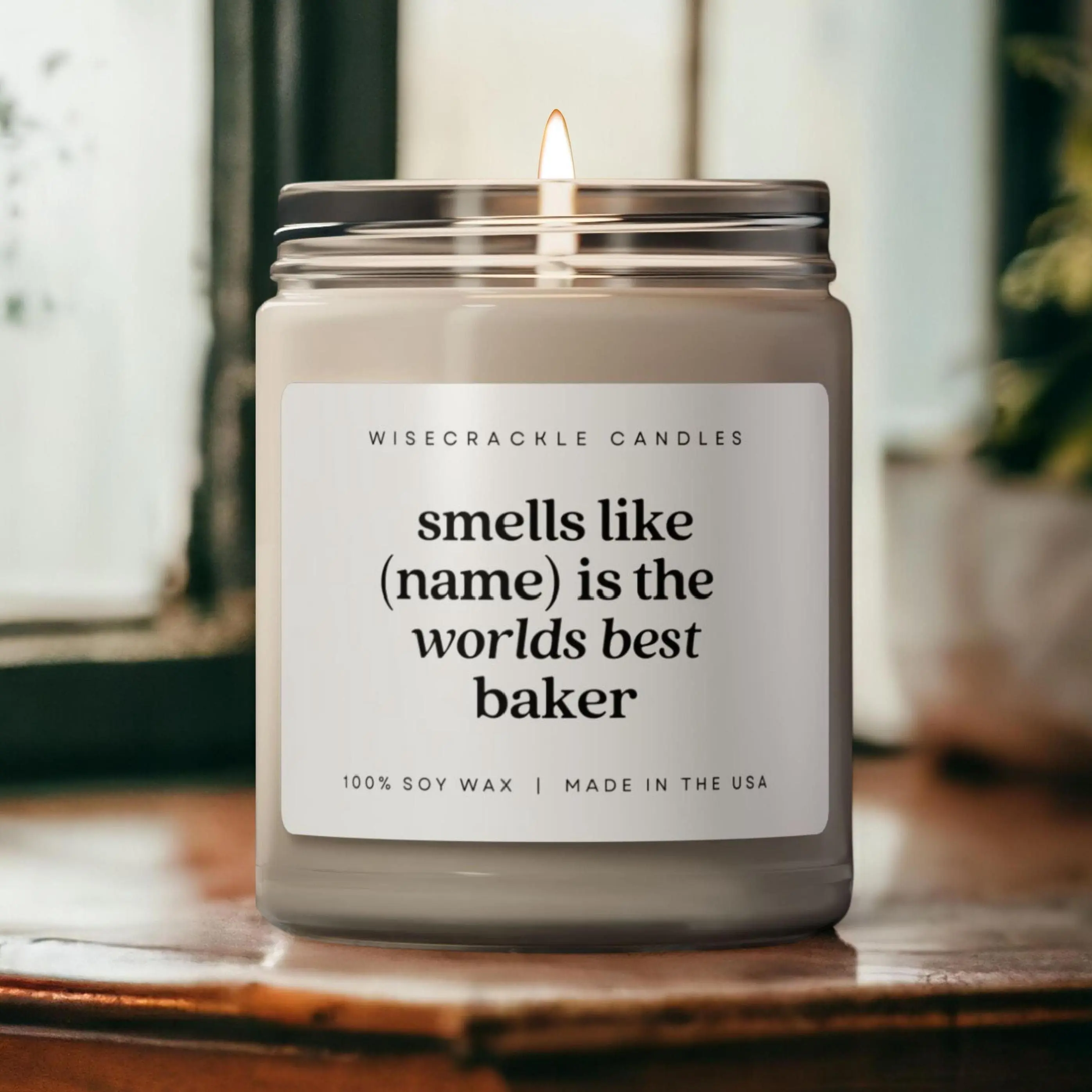 Baker Gift, Baker candle, Funny Baker Gift, Gift for Chef, Pastry Chef Gift, Culinary School Grad Gift, Baking Lover Gift, Gift For Baker
