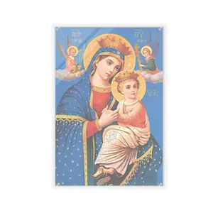 Virgin Mary & Child Jesus Sticker ✝️ | Orthodox Icon Design