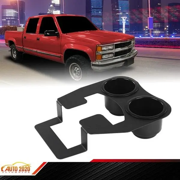 Armrest Center Console Cup Holder Bracket Set for Chevy OBS Silverado 1500 C1500 95-99 Chevy Truck, Car Storage & Car Organization Supplies, Automotive Interior Organizer for Cup Holding & Stowing, Holds Cups