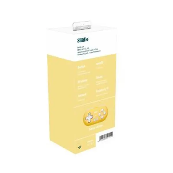 8BitDo Zero 2 Bluetooth Keychain Mini Controller for Switch, PC & Mac - Yellow